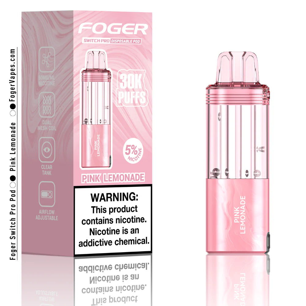 foger switch pro replacement pod Pink Lemonade | 30K Puffs Flavor:White Pixy (Pixy Edition) XM2025 Buy Muha Meds -