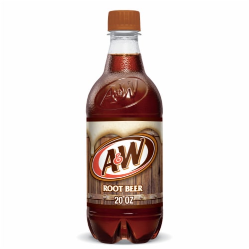 A&W Root Beer plastic bottle
