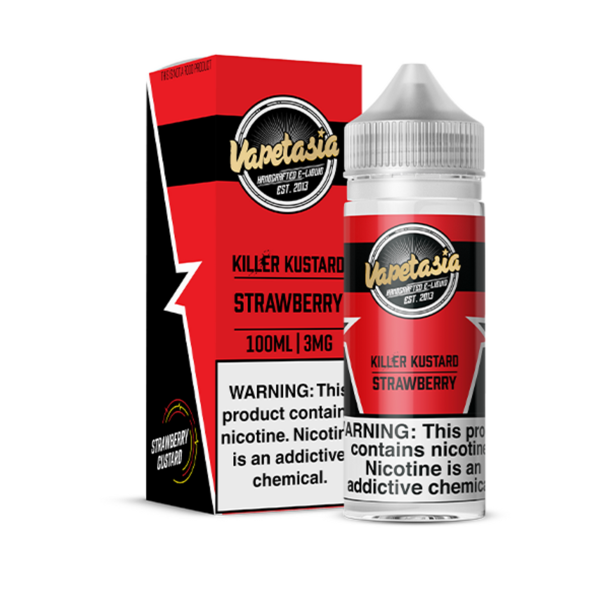 Vapetasia Killer Kustard E-Juice - 100ml - Strawberry