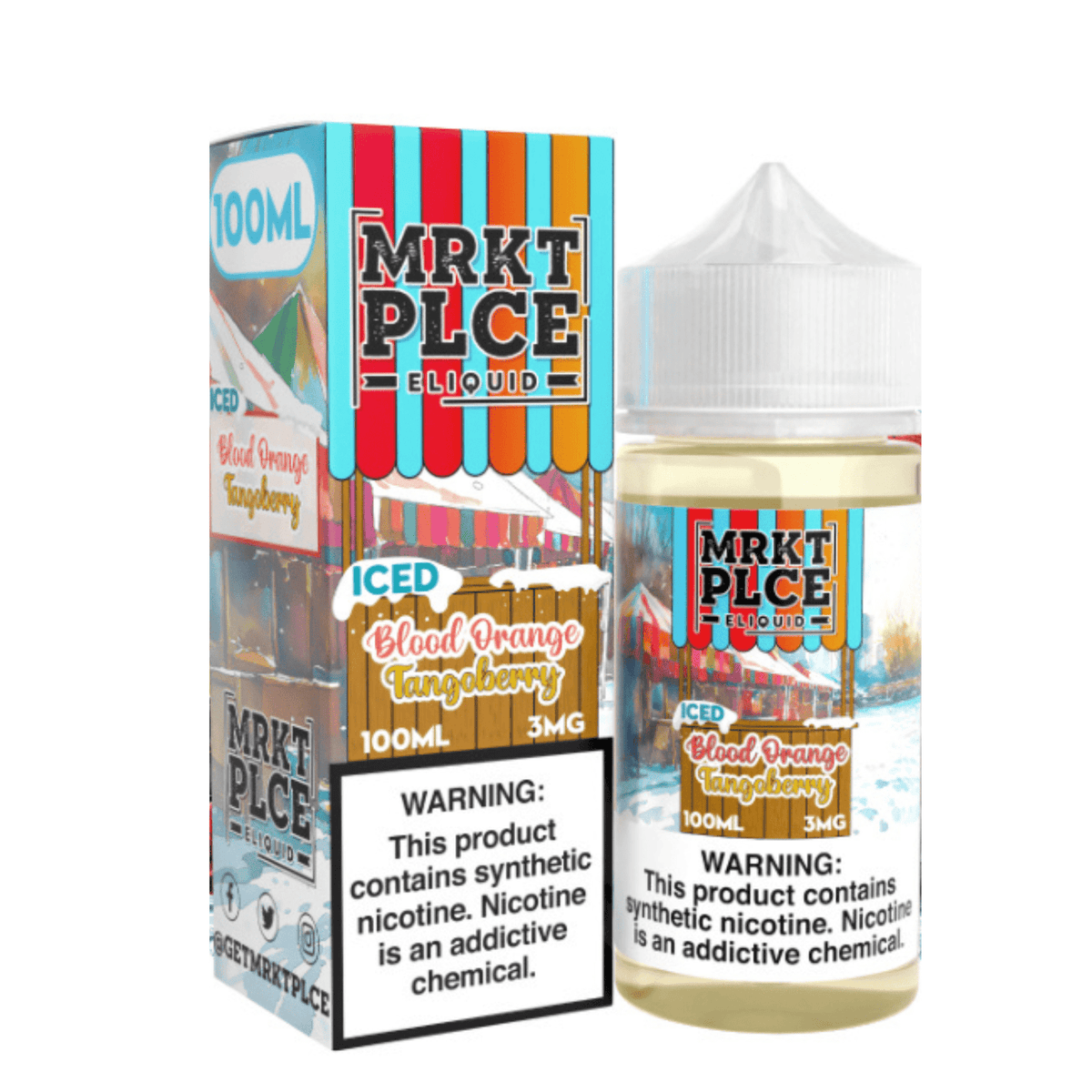 Mrkt Plce - Iced Blood Orange Tangoberry - 100ml