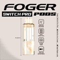 Foger Switch Pro Replacement Pod – Vanilla Ice Cream | 30,000 Puffs | 19ml | 5% Salt Nic