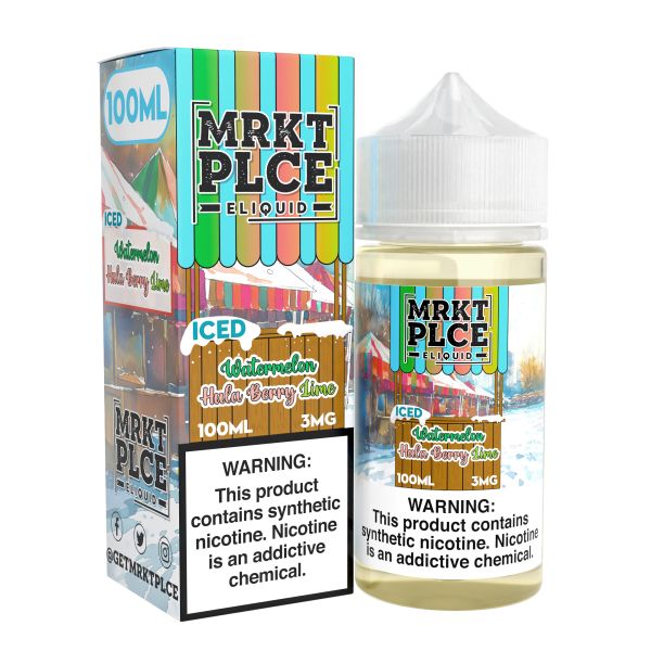 Mrkt Plce - Iced Watermelon Hula Berry Lime - 100ml