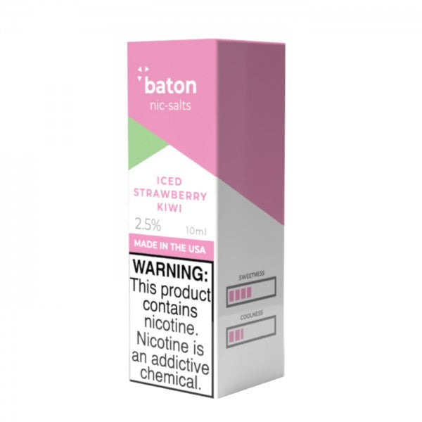 Baton Salt - 30ml - Iced Strawberry Kiwi