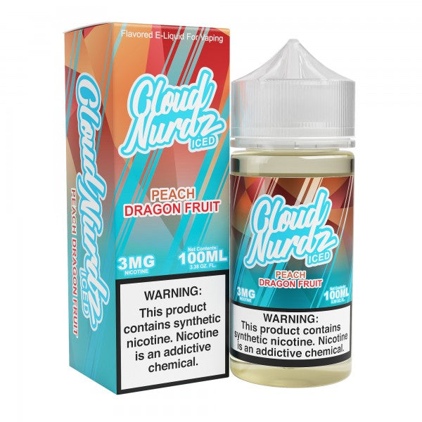 Cloud Nurdz - 100ml - Peach Dragonfruit Iced