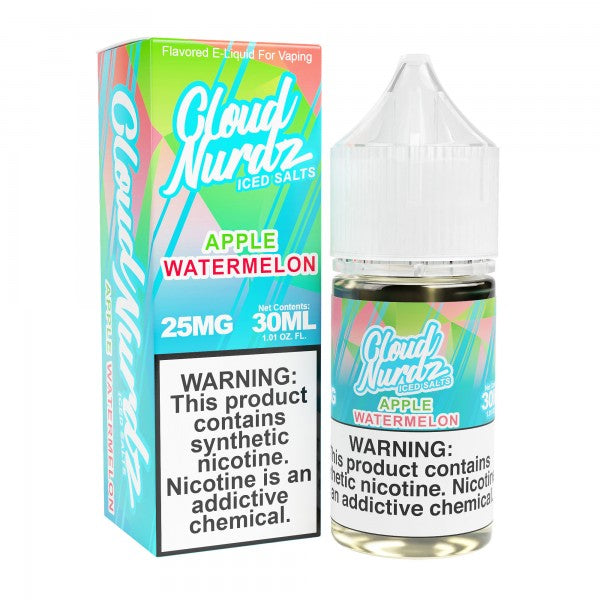 Cloud Nurdz Salt - 30ml - Watermelon Apple Iced
