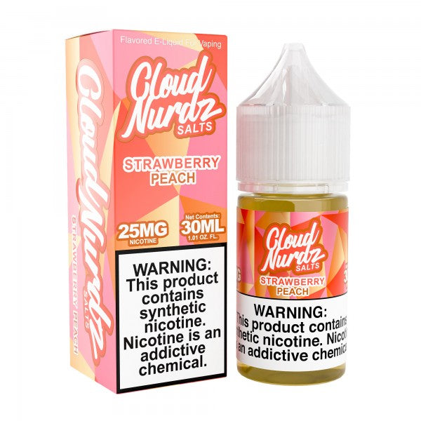 Cloud Nurdz Salt - 30ml - Strawberry Peach