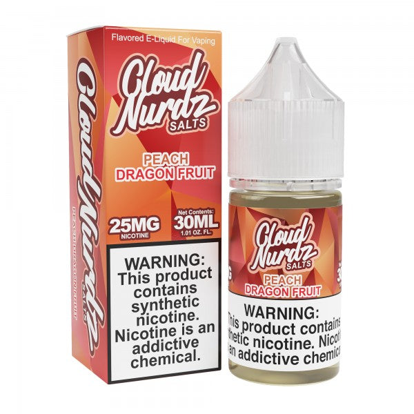 Cloud Nurdz Salt - 30ml - Peach Dragonfruit