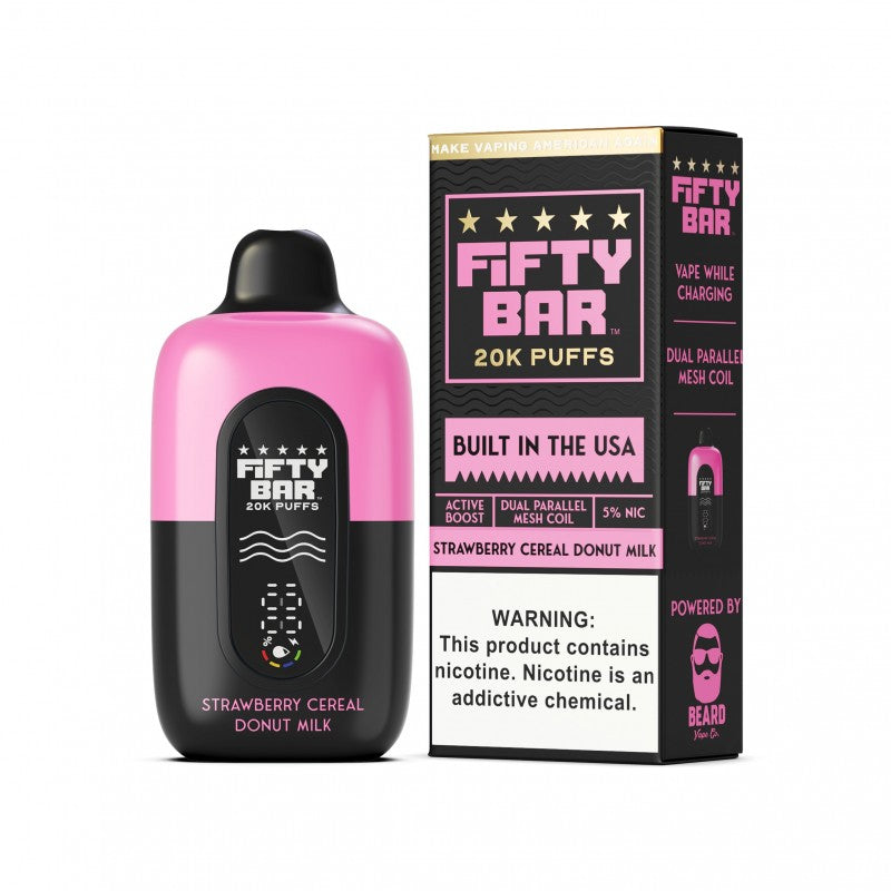 Fifty Bar - Strawberry Cereal Donut Milk - 5%