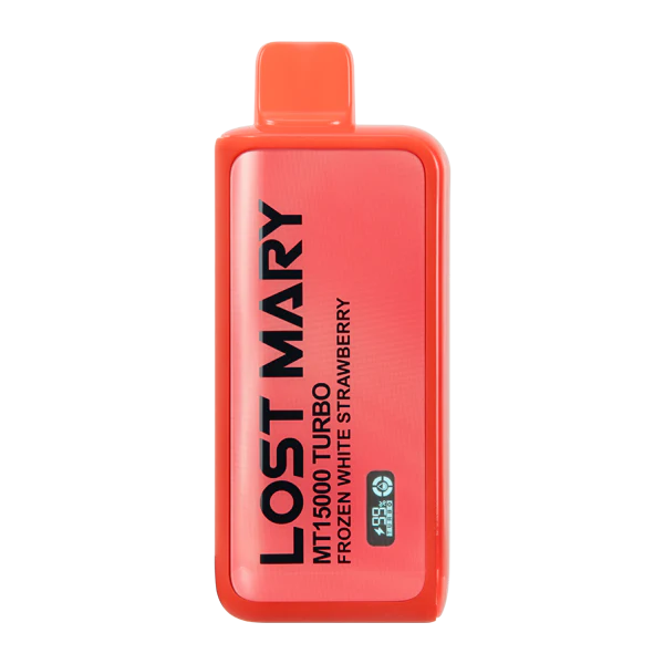 Lost Mary MT15000 Turbo Disposable Vape – Frozen White Strawberry | 15,000 Puffs | 50mg Salt Nic