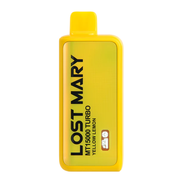 Lost Mary MT15000 Turbo Disposable Vape – Yellow Lemon | 15,000 Puffs | 50mg Salt Nic
