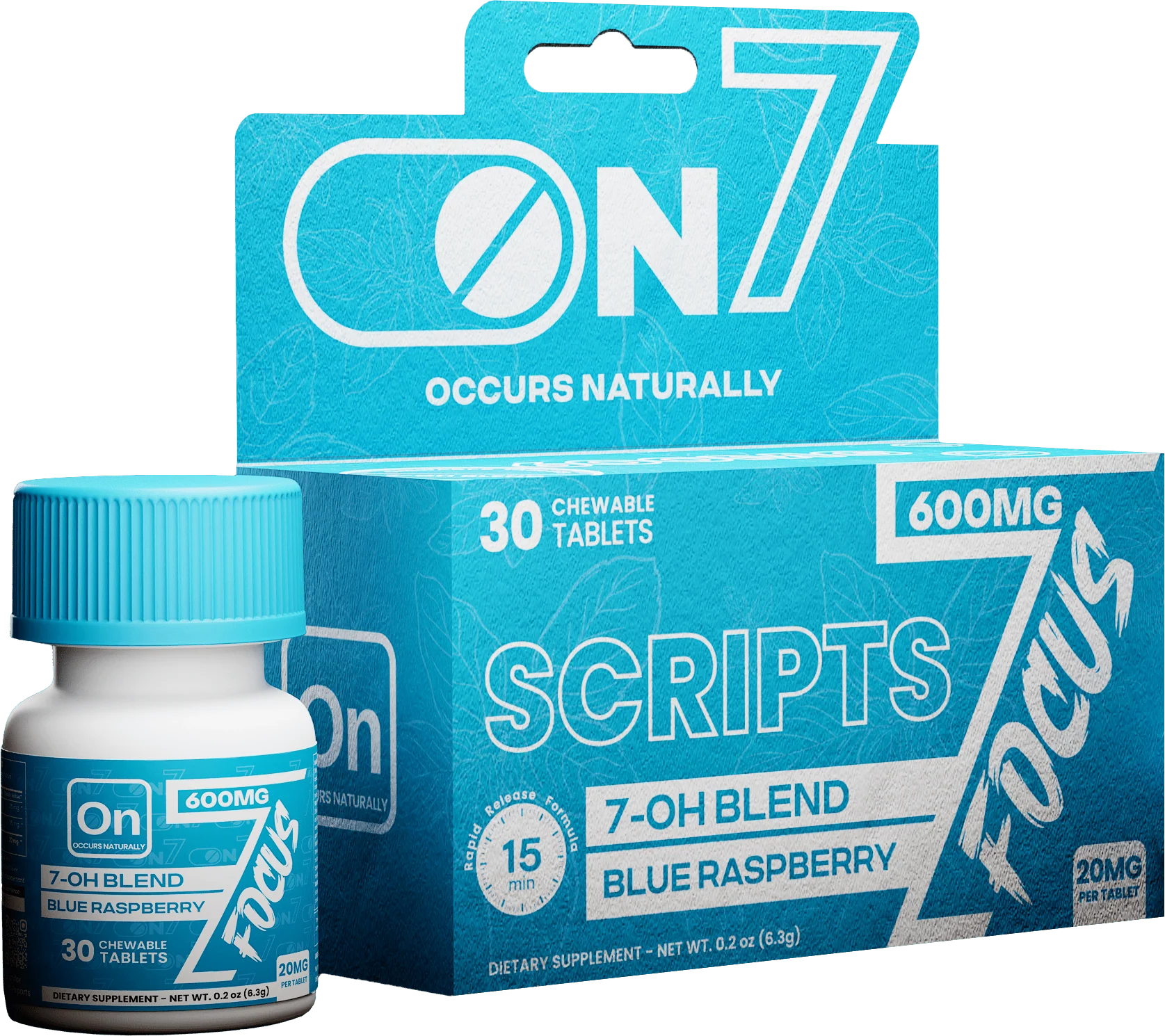 On 7 Scripts Focus 20mg-30 Pack FOCUS